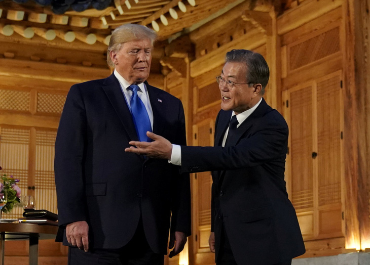 Ông Trump có thể gặp lãnh đạo Triều Tiên trong hôm nay - Ảnh 1.
