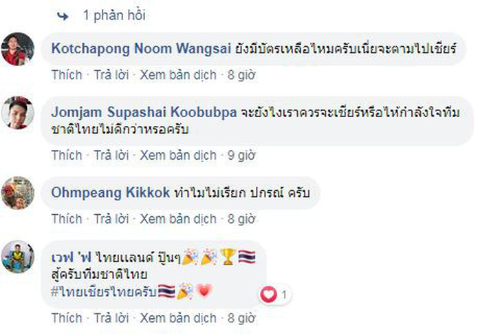 CĐV Thái Lan: Hãy để Việt Nam thấy ai là vua của Đông Nam Á - Ảnh 1.