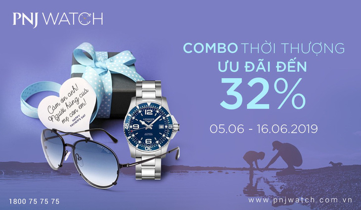 Ưu đãi đến 32% khi mua đồng hồ nhân Ngày của cha tại PNJ WATCH - Ảnh 1.