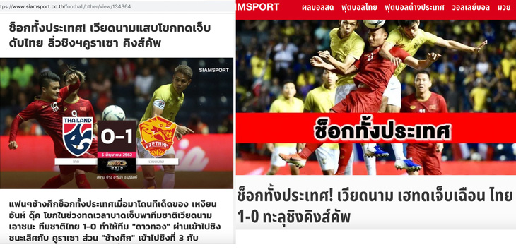 Báo thể thao uy tín của Thái: Việt Nam vùi dập Thái Lan ở King’s Cup - Ảnh 1.