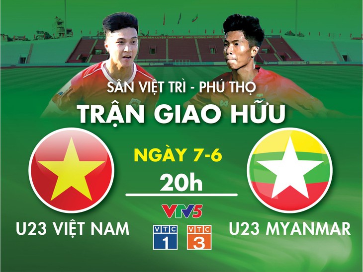 Lịch trực tiếp trận U23 Việt Nam - Myanmar - Ảnh 1.