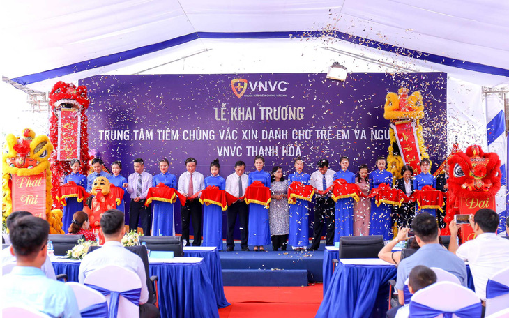 Khánh thành Trung tâm tiêm chủng VNVC Thanh Hóa - Ảnh 1.