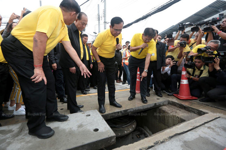 Thái Lan xây dựng ngân hàng nước ở Bangkok để chống ngập lụt - Ảnh 1.