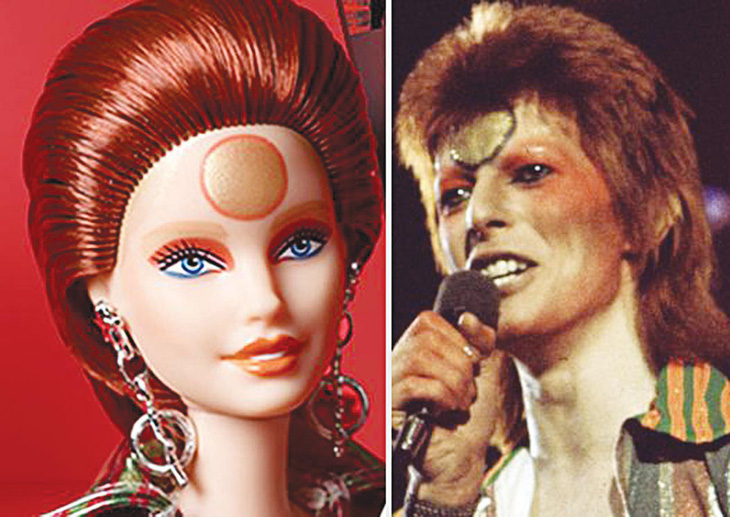 Búp bê Barbie có thêm tạo hình David Bowie - Ảnh 1.