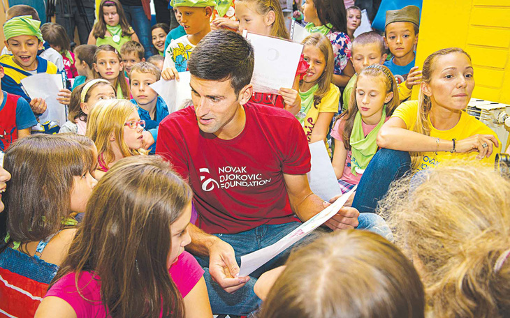 Novak Djokovic: nhà vô địch của trẻ mẫu giáo
