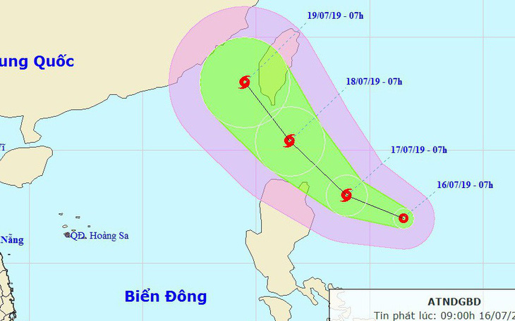 Xuất hiện áp thấp nhiệt đới gần Biển Đông, khả năng mạnh thành bão