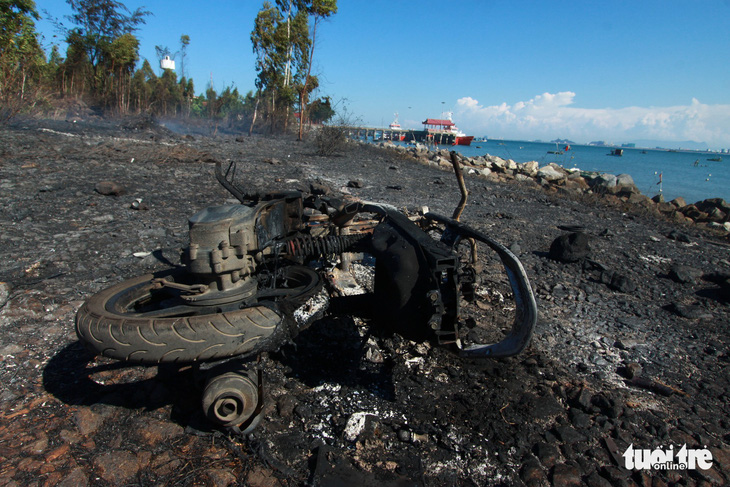 Cháy rừng thiêu rụi 10ha cây cối và 2 xe máy trên bán đảo Sơn Trà - Ảnh 6.