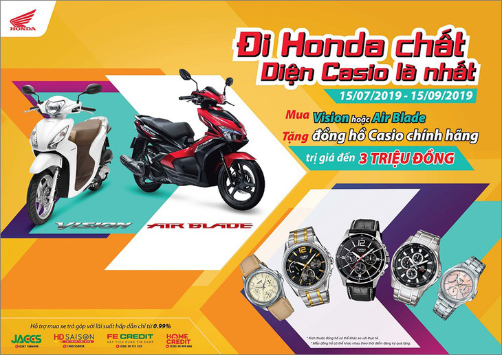 Rinh quà hấp dẫn cùng Honda VISION 110cc và Air Blade 125cc - Ảnh 1.