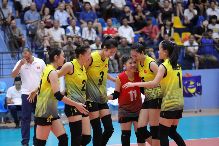 Hạ đẹp Kazakhstan, bóng chuyền nữ Việt Nam vào bán kết U23 châu Á - Ảnh 1.