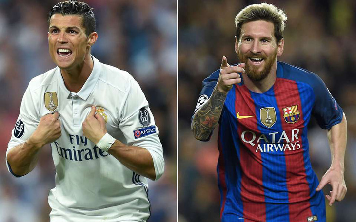 Ronaldo, Messi trong top 10 