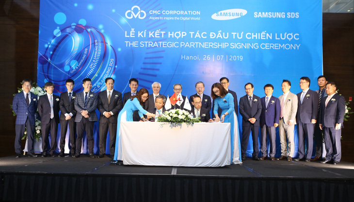 Samsung SDS đầu tư mua 25% cổ phần của CMC - Ảnh 1.