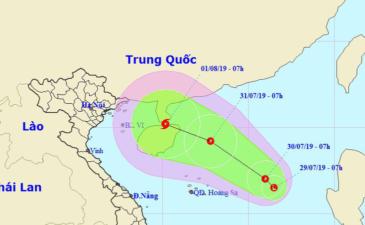 Biển Đông xuất hiện vùng áp thấp, khả năng mạnh thành bão - Ảnh 1.