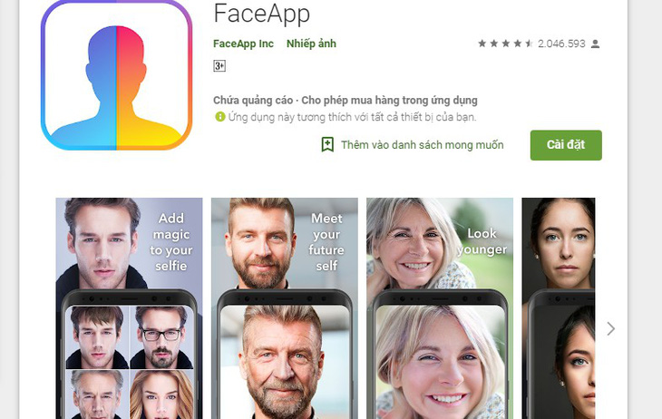 Phát hiện ứng dụng FaceApp giả mạo - Ảnh 1.