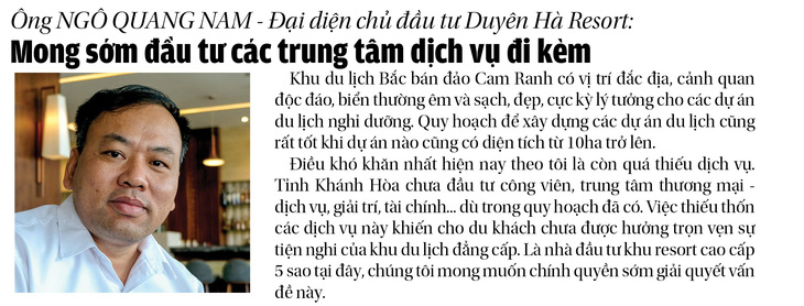 Bắc bán đảo Cam Ranh: Định vị khu du lịch đẳng cấp cao - Ảnh 6.