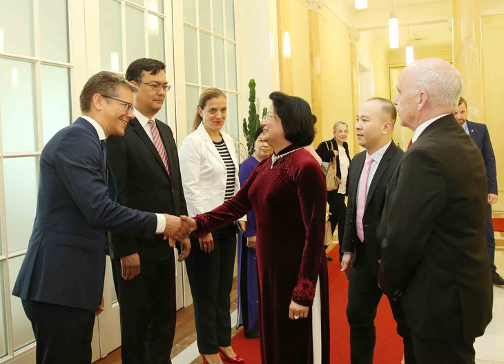 Phó chủ tịch nước Đặng Thị Ngọc Thịnh hội kiến tổng thống Thụy Sĩ - Ảnh 2.