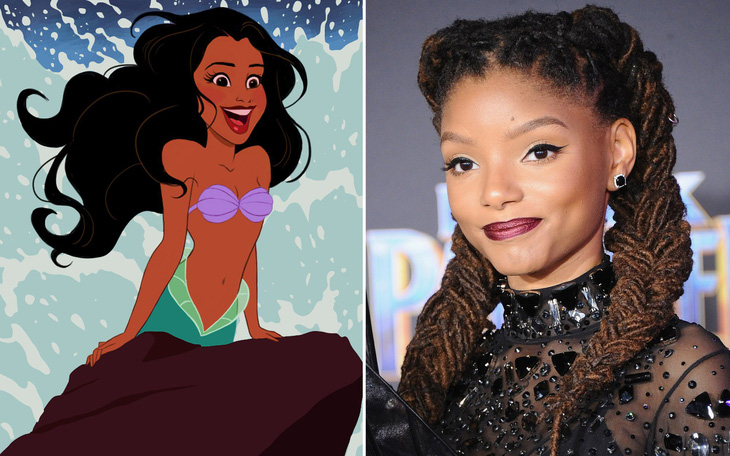 Lần đầu tiên Disney có một nàng tiên cá da màu, đó là Halle Bailey