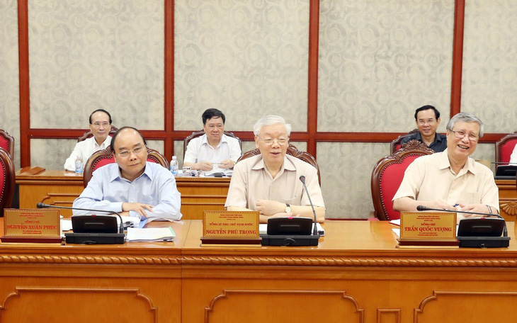 Tổng bí thư, Chủ tịch nước Nguyễn Phú Trọng chủ trì họp Bộ Chính trị - Ảnh 1.
