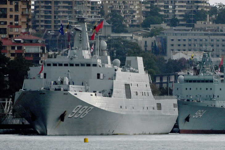Tàu Trung Quốc lén lút theo dõi tập trận Mỹ - Úc? - Ảnh 1.