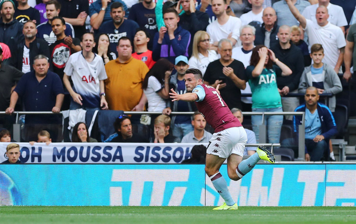 Kane lập cú đúp trong 5 phút, Tottenham thắng ngược Aston Villa phút cuối - Ảnh 1.