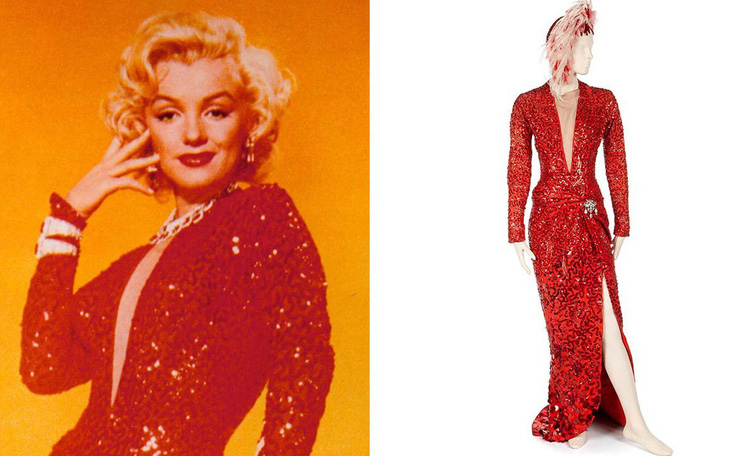 Marilyn Monroe và những chiếc váy đấu giá từ chục ngàn đến triệu USD