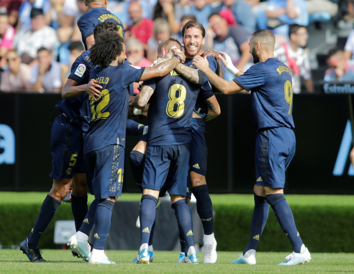 Modric bị thẻ đỏ, Real Madrid vẫn thắng tưng bừng trên sân Celta Vigo - Ảnh 1.