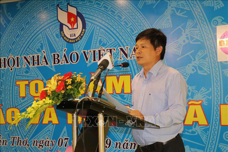 Ông Trần Trọng Dũng được bầu làm chủ tịch Hội Nhà báo TP.HCM - Ảnh 1.