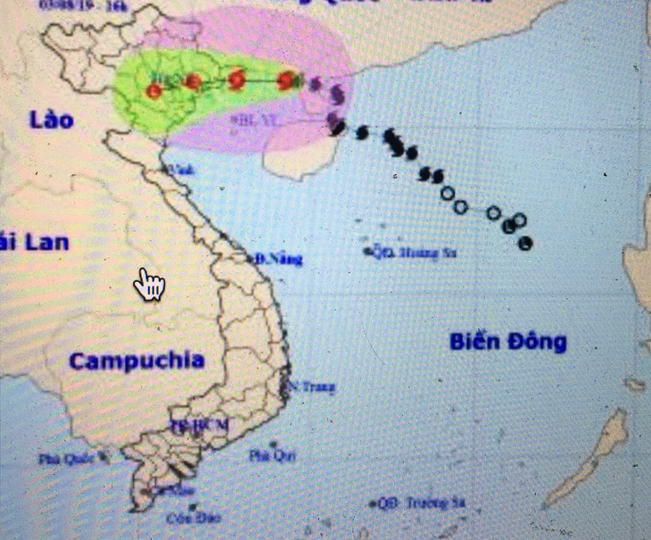 Bão số 3 cách Quảng Ninh - Hải Phòng khoảng 180 cây số - Ảnh 1.