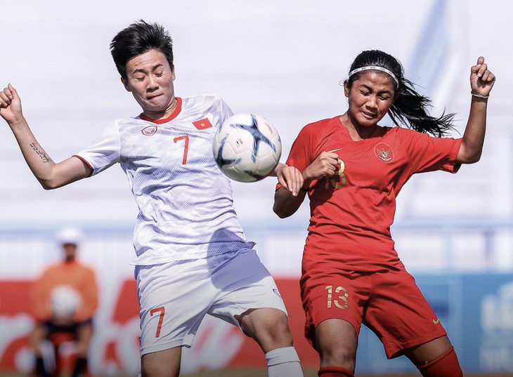 Hạ Myanmar 4-0, tuyển nữ VN vào bán kết Đông Nam Á với ngôi nhất bảng - Ảnh 1.
