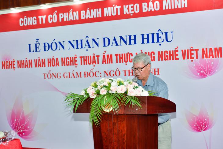 Tổng giám đốc công ty Bánh kẹo Bảo Minh nhận danh hiệu Nghệ nhân - Ảnh 2.