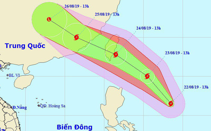 Xuất hiện bão cấp 9 gần Biển Đông, khả năng mạnh thêm