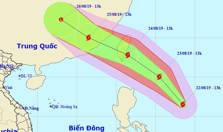 Xuất hiện bão cấp 9 gần Biển Đông, khả năng mạnh thêm - Ảnh 1.