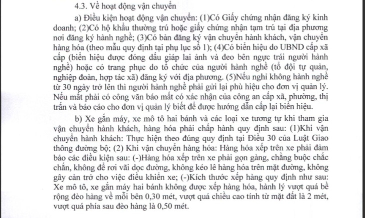 Hà Nội muốn người làm nghề xe ôm được cấp phép, biển hiệu - Ảnh 2.