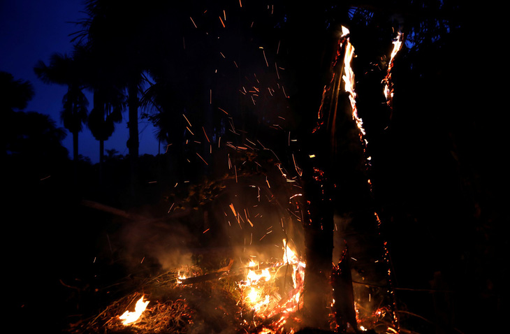 Tổng thống Brazil chỉ trích quốc tế xen vào việc nội bộ trong vụ cháy rừng Amazon - Ảnh 1.