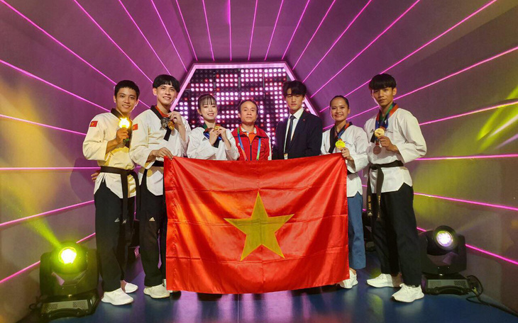 Quyền taekwondo VN giành 4 HCV tại World Cup 2019