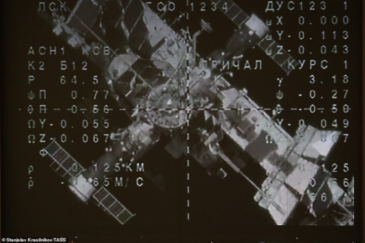 Tàu vũ trụ chở robot Nga kết nối thành công trạm ISS - Ảnh 1.