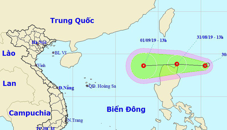 Bão số 4 vừa suy yếu, lại xuất hiện áp thấp nhiệt đới hướng vào Biển Đông - Ảnh 1.