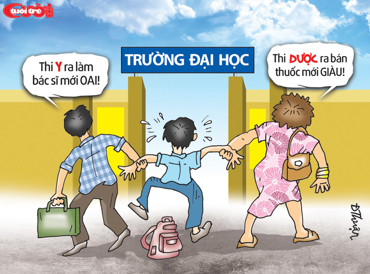 Biếm họa: chọn ngành hay để ngành chọn mình? - Ảnh 5.