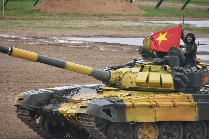 Chùm ảnh xe tăng quân đội Việt Nam đua tài ở Nga - Ảnh 1.