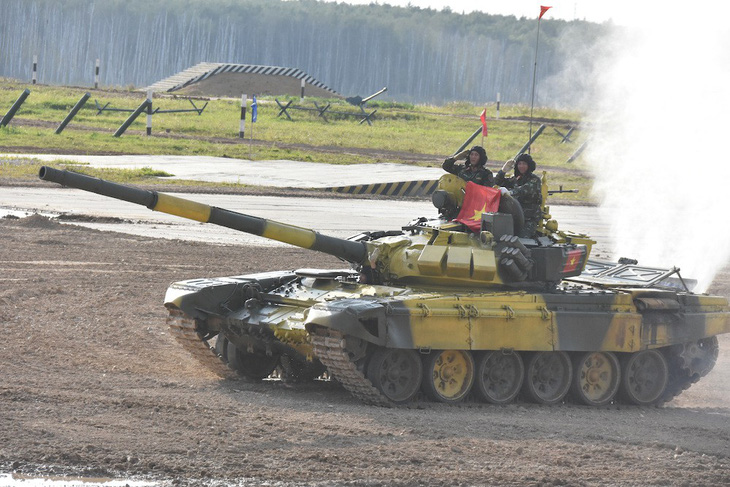 Đội tuyển xe tăng Việt Nam về nhất trong ngày đua tài thứ 2 ở Nga - Ảnh 1.