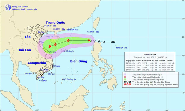 Áp thấp sắp thành bão cách Hoàng Sa 740km, những thành phố nào có thể ngập lụt? - Ảnh 2.