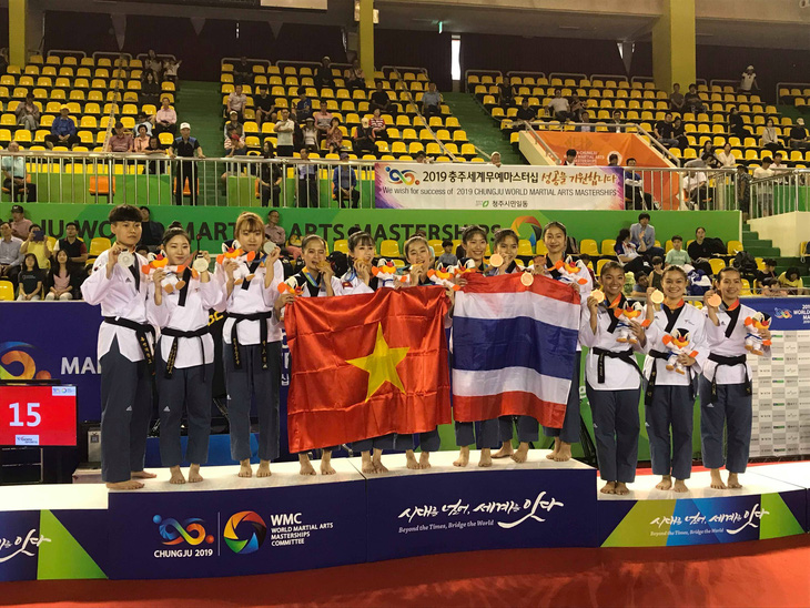 Taekwondo VN giành HCV tại Đại hội võ thuật thế giới 2019 - Ảnh 1.