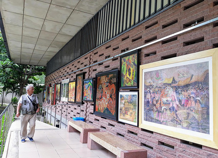 Triển lãm mỹ thuật Di sản văn hóa tại Quảng Nam - Ảnh 1.