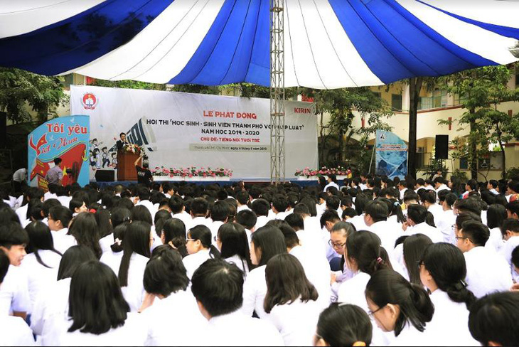 Hội thi Học sinh, sinh viên thành phố với pháp luật năm 2019 - Ảnh 1.