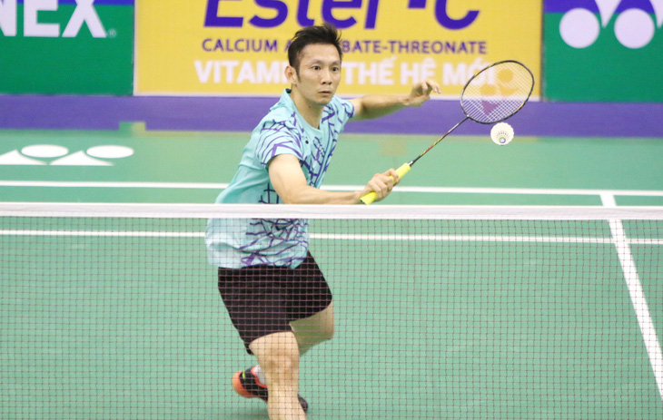 Đánh bại tay vợt Trung Quốc, Tiến Minh vào tứ kết Giải Việt Nam mở rộng - Ảnh 1.
