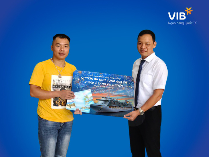 Chủ thẻ tín dụng VIB thứ 3 trúng cặp vé du thuyền châu Á - Ảnh 2.