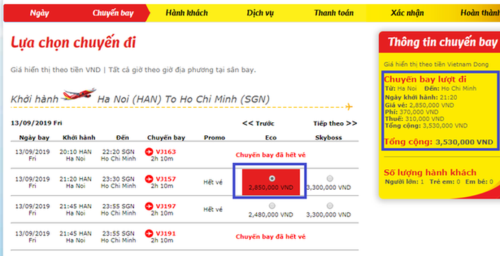 Vietjet: Niêm yết giá vé máy bay gộp như Vietnam Airlines là không minh bạch - Ảnh 1.