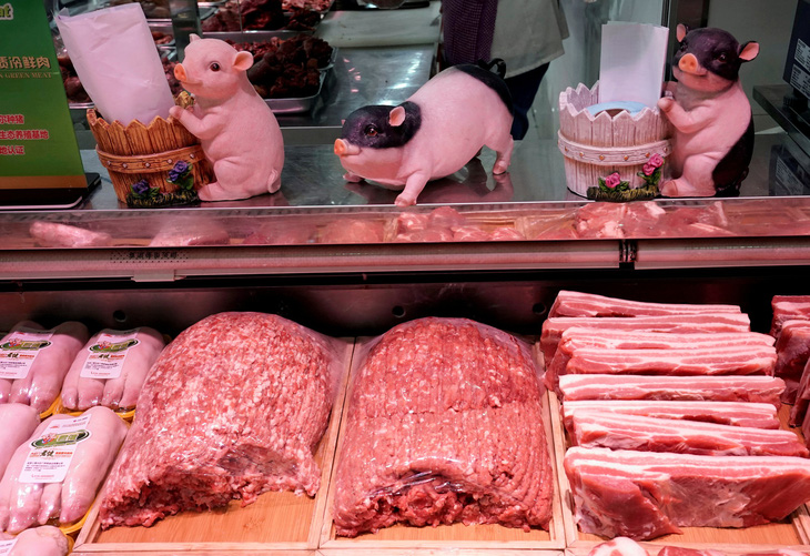 Thịt heo tăng giá phi mã, dân Nam Ninh - Trung Quốc chỉ được mua tối đa 1kg mỗi ngày - Ảnh 1.