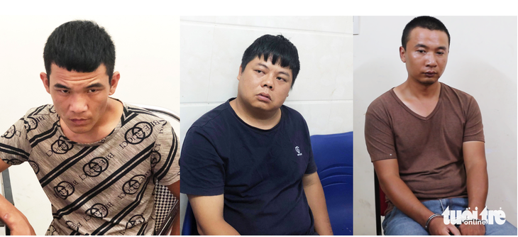 Bắt nhóm nghi phạm người Trung Quốc làm giả hàng trăm thẻ ATM - Ảnh 1.