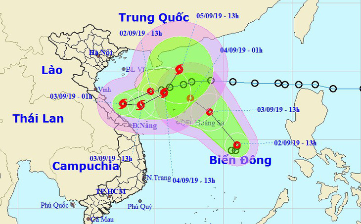 Bão, áp thấp lòng vòng, biển động rất mạnh - Ảnh 1.