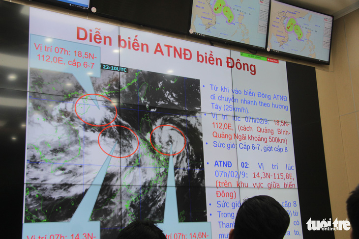 Ba áp thấp nhiệt đới phức tạp, còn 340 ngư dân ở biển Hoàng Sa - Ảnh 1.